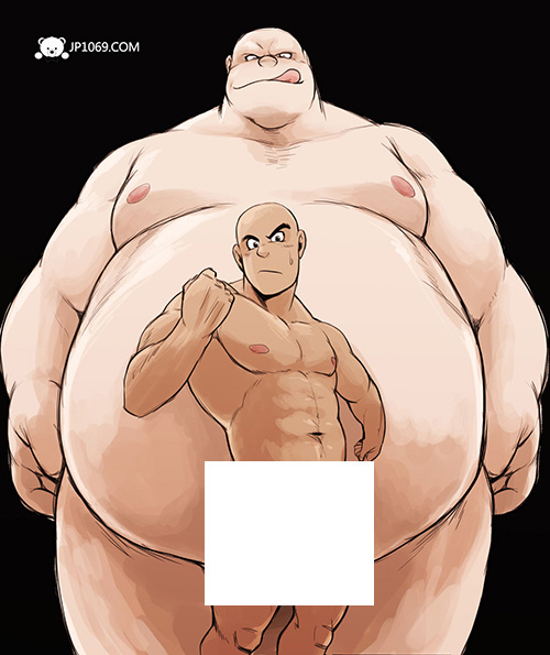 【全彩日文】光头胖子和光头瘦子 漫画 第4张图