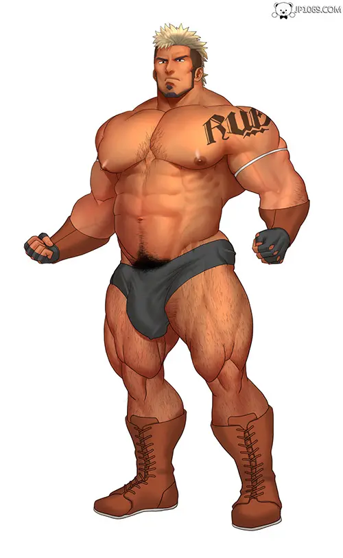 【全彩CG】肌肉黄发男
