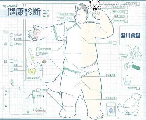 男子中學的健康診斷