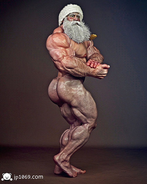 肌肉巨X圣诞男 CG 第5张图