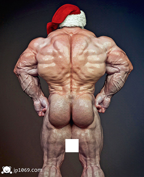肌肉巨X圣诞男 CG 第6张图