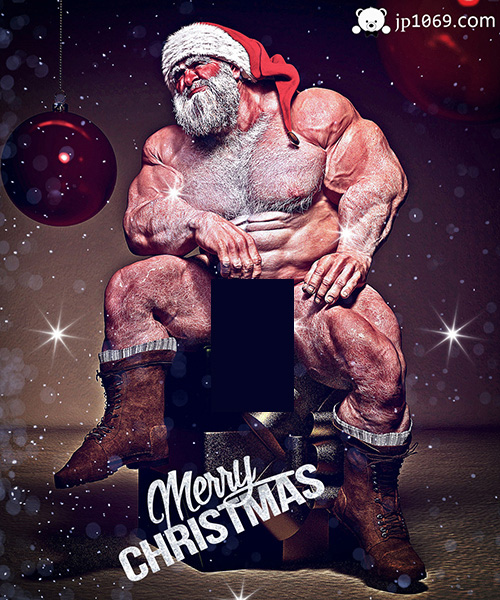 肌肉巨X圣诞男 CG 第2张图