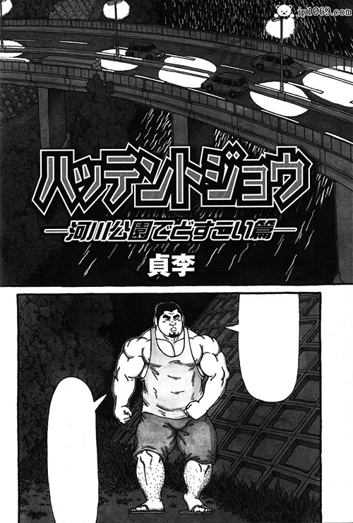 河川公园的晚上
