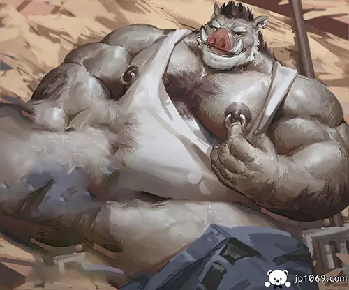 獠牙猪CG
